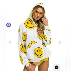 Happy and soft Aviator Nation sweater 😃